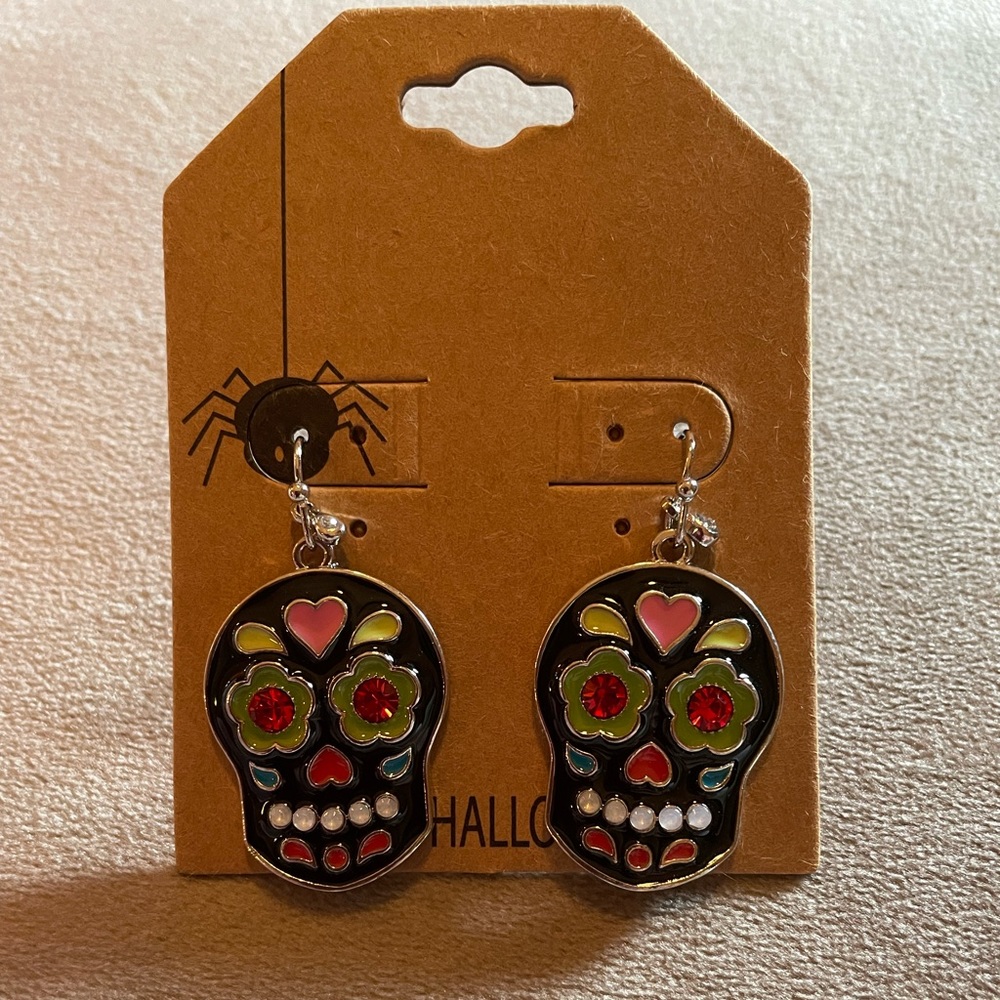 Halloween Earrings, Skeleton Earrings Brand New